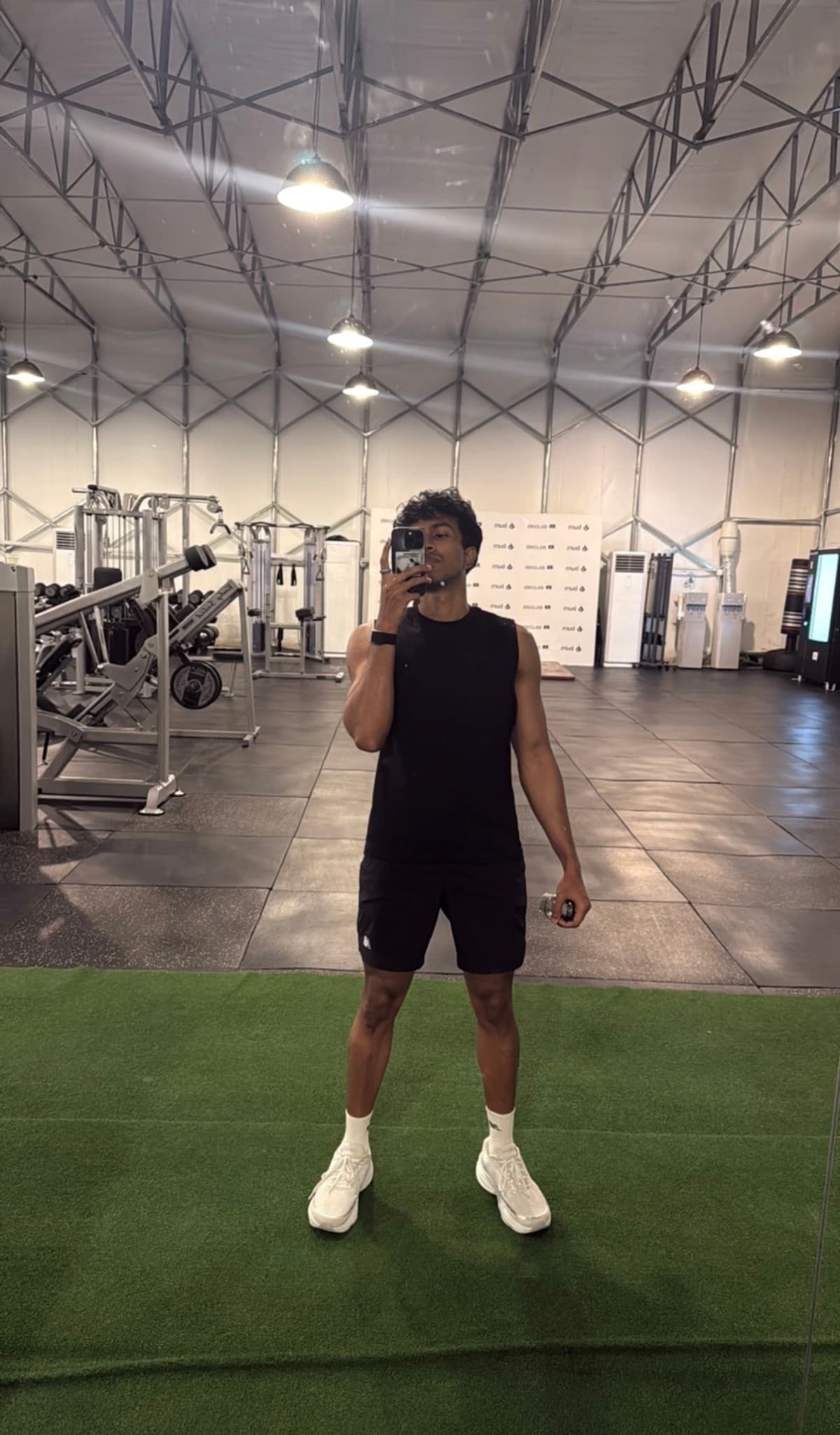 Sujin at the gym